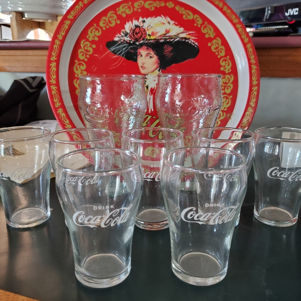 Coca-cola glasses & memorabilia